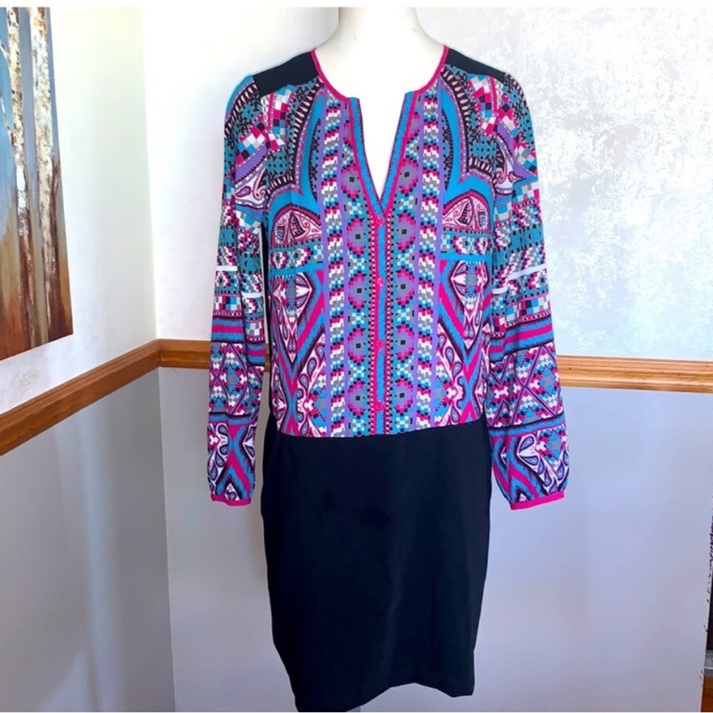 Hale Bob Junia Crepe De Chine Dress